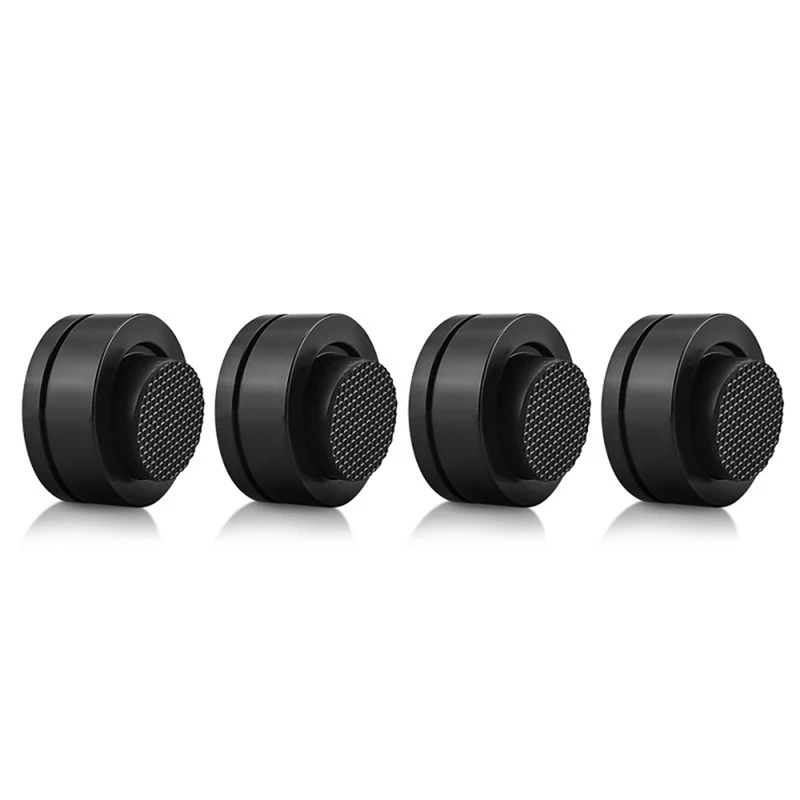 4Pcs HIFI Audio Speaker Stand Amplifier Steel Ball Scroll Anti-Shock Absorber Foot Nail Pad Speaker Spikes Foot Pads Durable