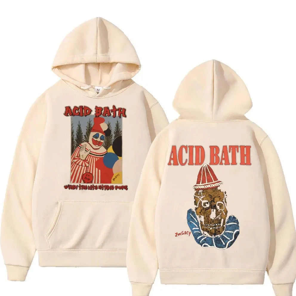 Acid Bath When The Kite String Pops Album Graphic Print Hoodie Men Women Fleece Cotton Sweatshirt Male Gothic Oversized Hoodies