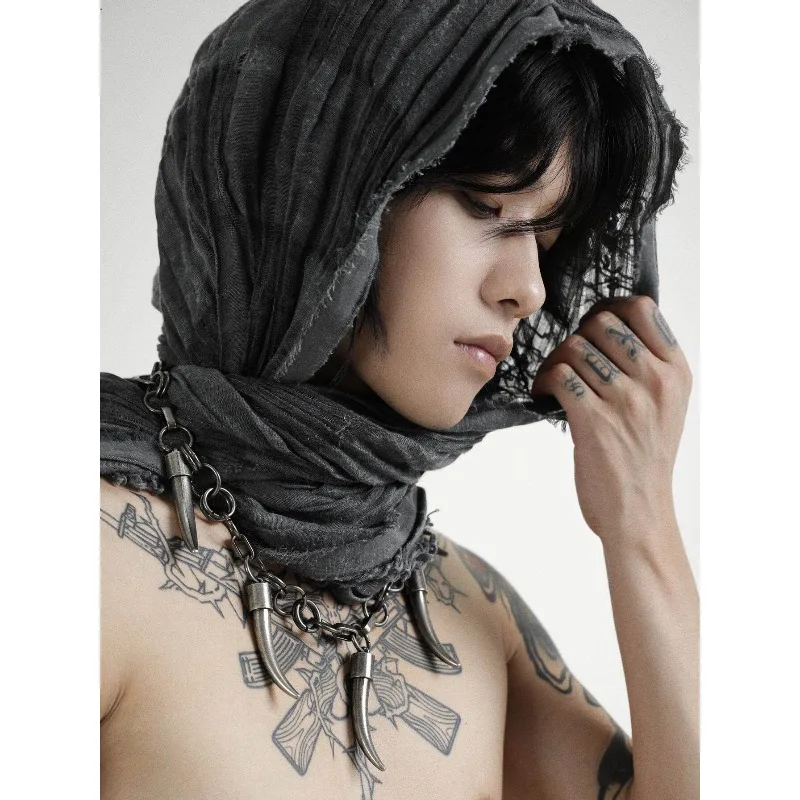 

[Great Demon King] Original Handmade Punk Wasteland Style High-end Heavy Industry Distressed Necklace