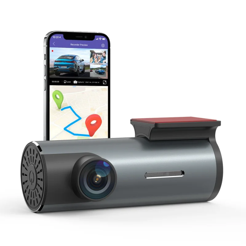 A1 New Iceymuzim ODM OEM WIFI GPS Dash Cam With 1.5Inch Screen 1440P Car Dvr Dash Cam 2K Dash Cam