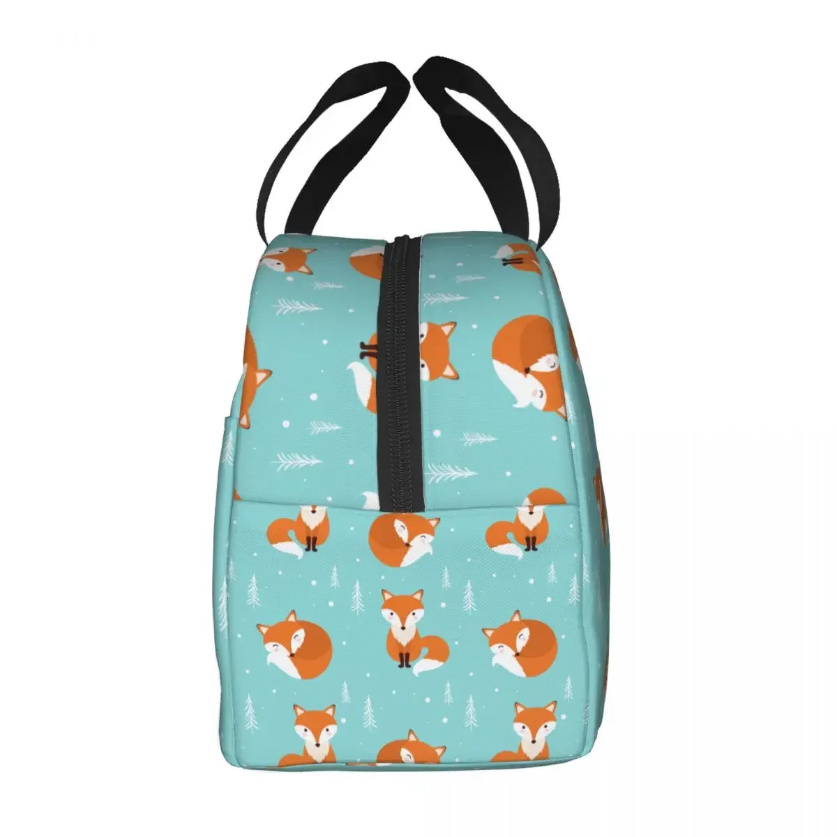 Sacs à lunch en toile pour femmes et enfants, fourre-tout de pique-nique portable, sac isotherme Fox Animal, glacière