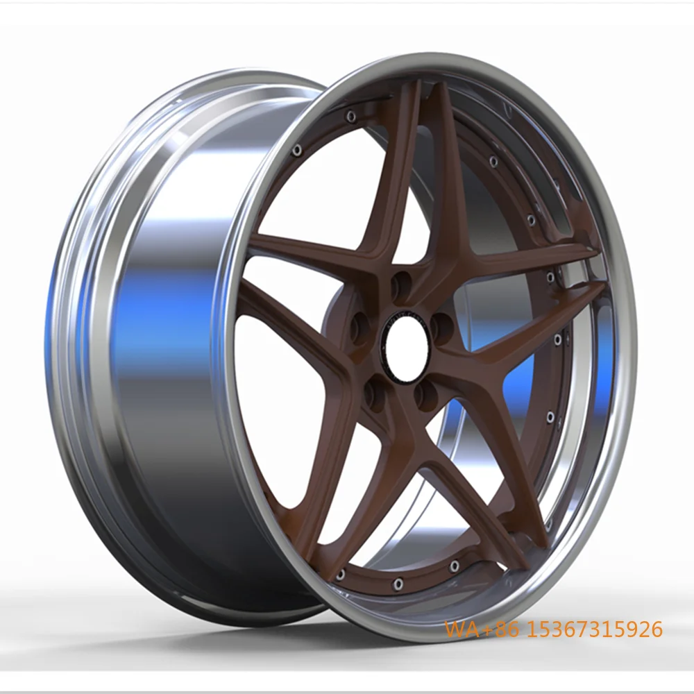 

Hot Sale 2-Piece Forged Alloy Rims 18-22 Inch Custom ET25/30/35/40 Deep Concave Wheel Hubs