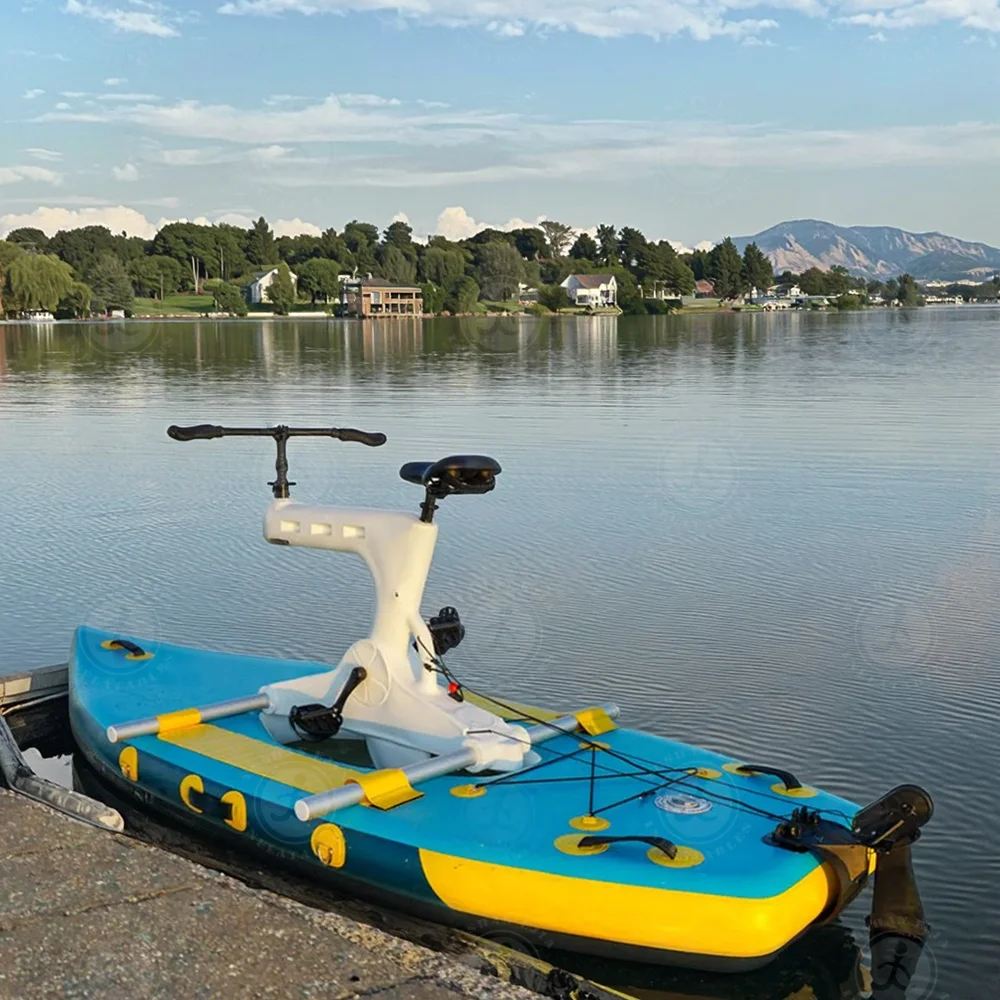 Luxury Aluminum Water Bike Built-in for Bluetooth Speaker DWF for Home Entertainment Comfortable Enjoyable Residential Sea