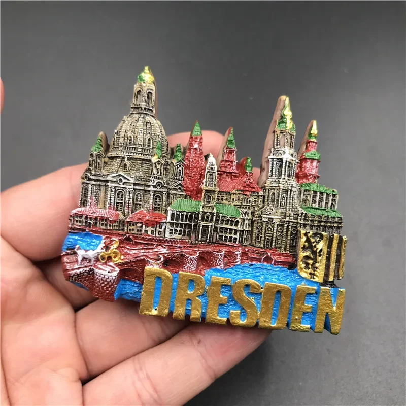 Belgium Barcelona 3D Fridge Magnet Souvenir Krakow Hungarian Dubai Egypt Italy Spain Dresden Brussels Rome Cleopatra Craft Decor