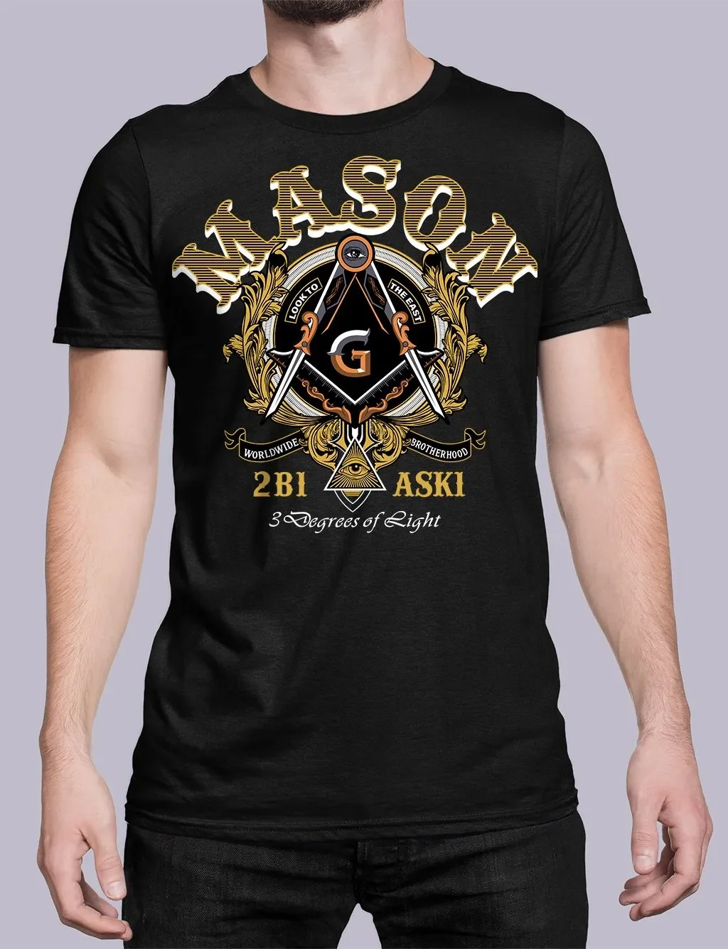 

Freemason Symbol Worldwide Brotherhood Masonic T-Shirt 100% Cotton O-Neck Short Sleeve Summer Casual Mens T-shirt Size S-3XL