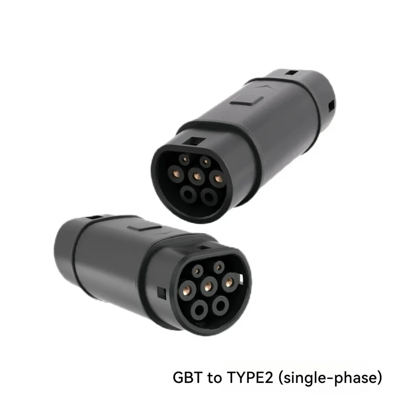 Adaptador GBT a TYPE2 Adaptador EV monofásico de pila de pistola de carga American Euro J1772 EV