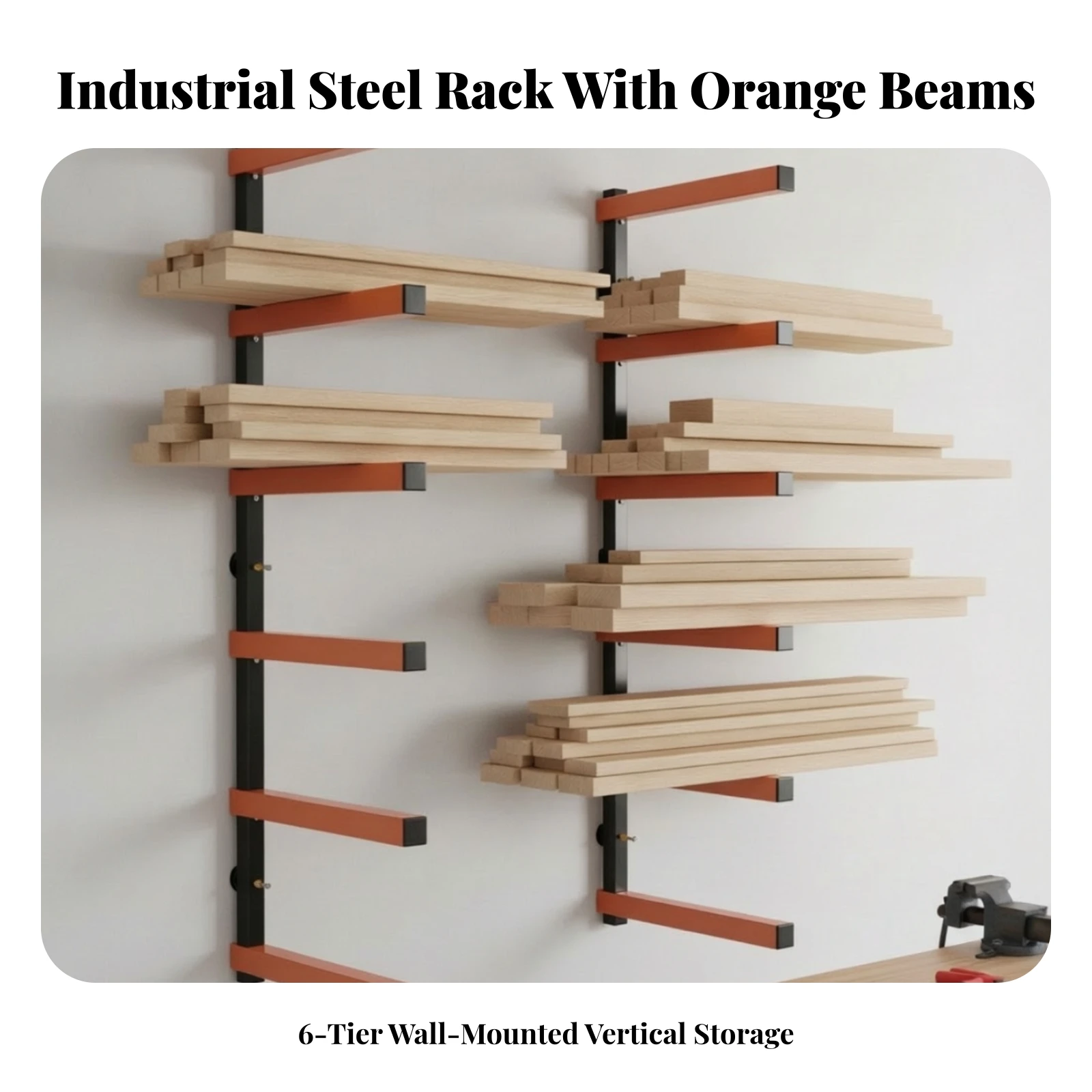 Porta Legna da Ardere a Parete - Woodworking Garage recensione e prezzo