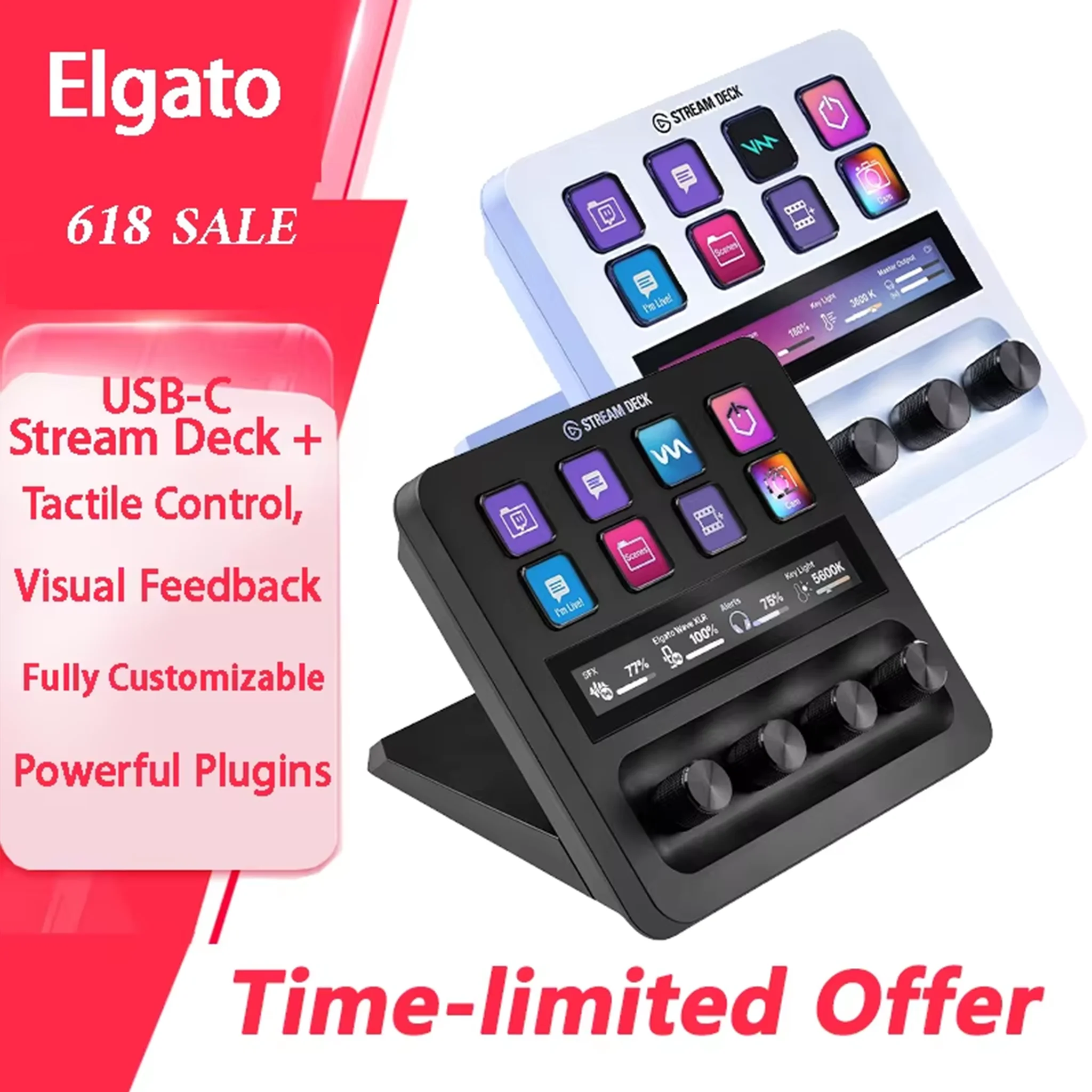 Elgato USB-C Stream Deck + ストリームデックプラス