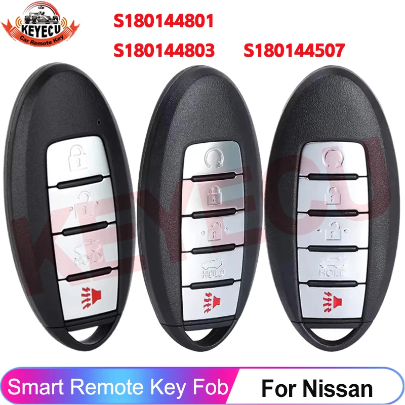 

S180144507 S180144803 S180144801 Для Nissan Altima, Rogue, Sentra, Versa 2019-2023 гг. Умный ключ с чипом 4A, частота 433.92 МГц