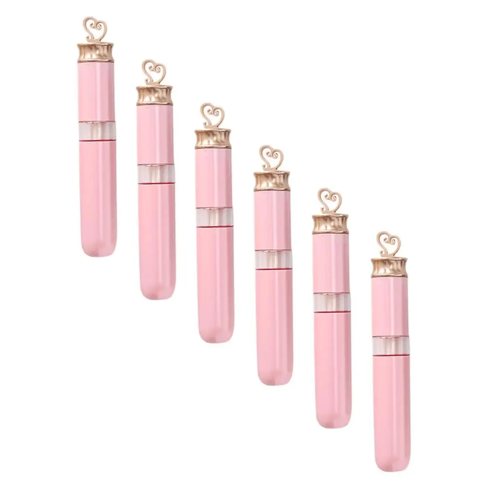 

6 Pcs Reusable Plastic Containers for DIY Gloss Oil Portable Pocket Lip Glaze Lip Gloss Tubes Tubes Size