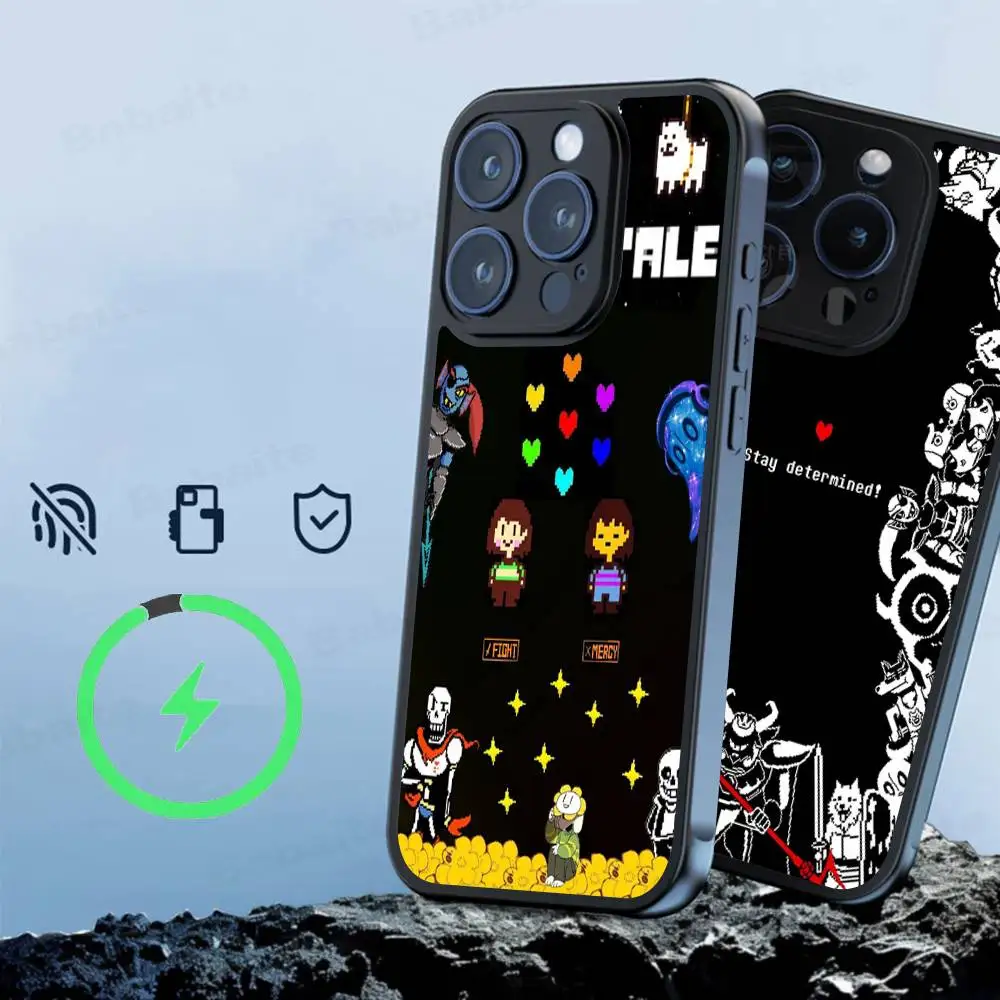 

U-Undertale For Phone Case For IPhone 17 Air 16 15 14 13 12 11 Pro Max Plus Shockproof Cover