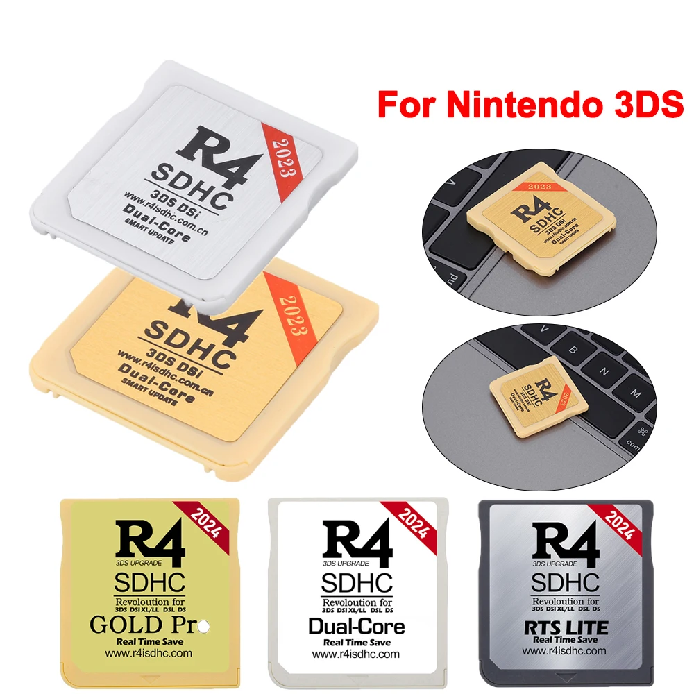 2024 New Memory Game Flashcard For R4 DS PRO/R4 GOLD RTS Adapter Burning Card Secure Digital Gaming Card for NDS/NDSL R4 SDHC