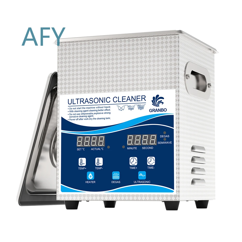 2L Portable Ultrasonic Cleaner for Jewelry Watches Eyeglasses Dentures with Digital Timer Heater Degas Mode and Sweep