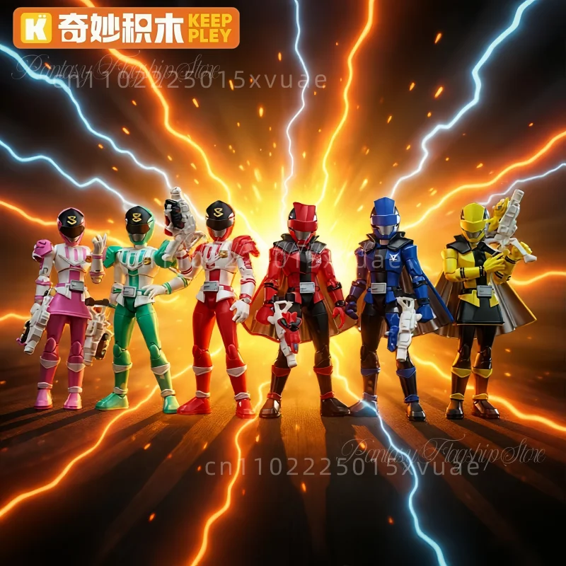 New Keeppley Super Sentai Unlimited Edition Brick Man‘s Incredible Treasure Children‘s Building Toys Mobile Models Birthday Gift