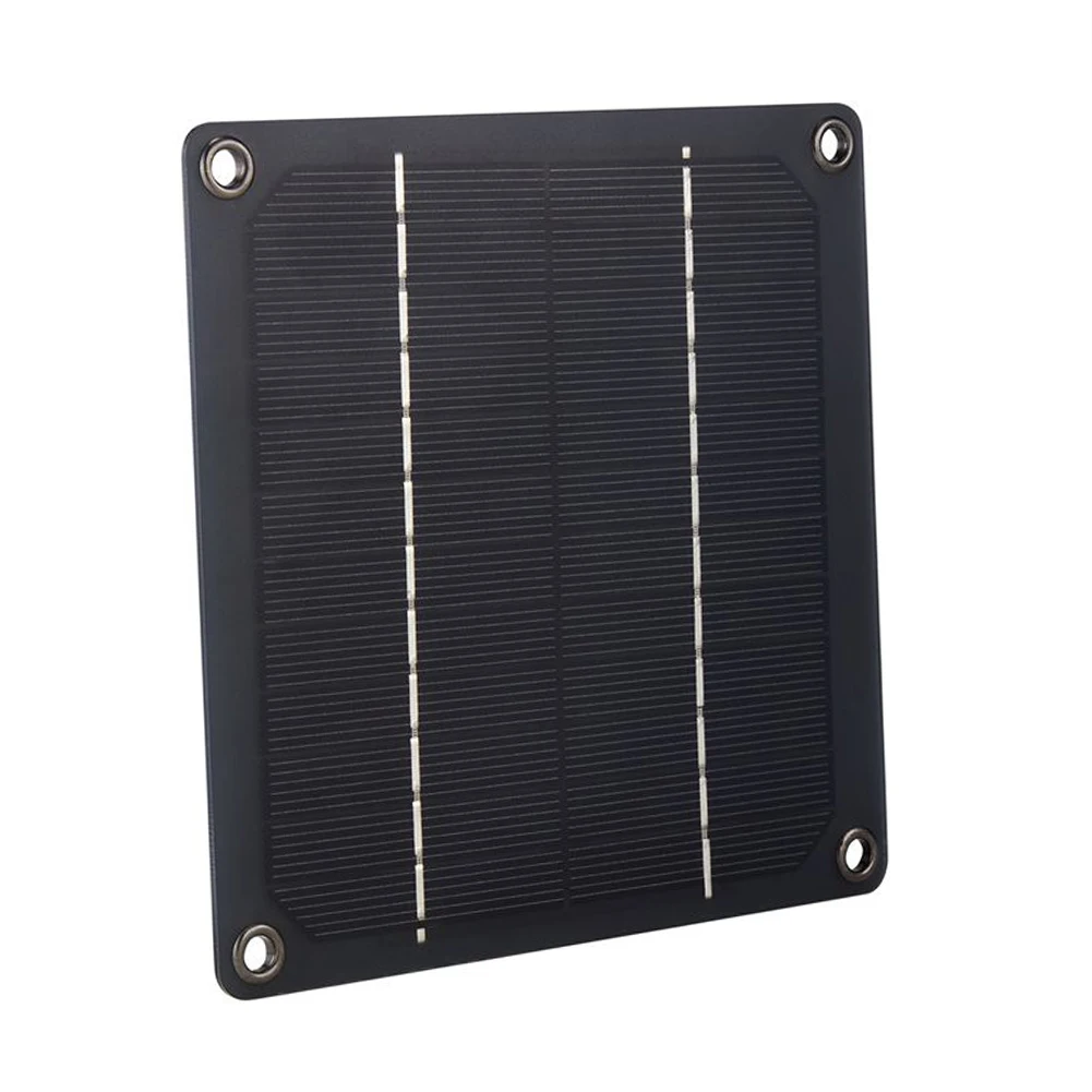 

10W 12V Solar Ventilation Fan for Greenhouses Sheds Sunrooms Attics 43.4 CFM Airflow Monocrystalline Silicon Panel