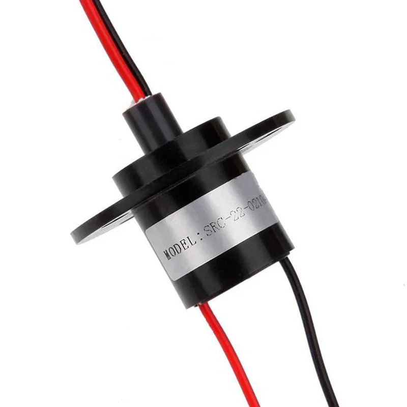 

New Arrival 2 Channel 5A/10A Electrical Collector Slip Ring Large Current Rings SRC-22-0210A Spare Parts Slipring 220v