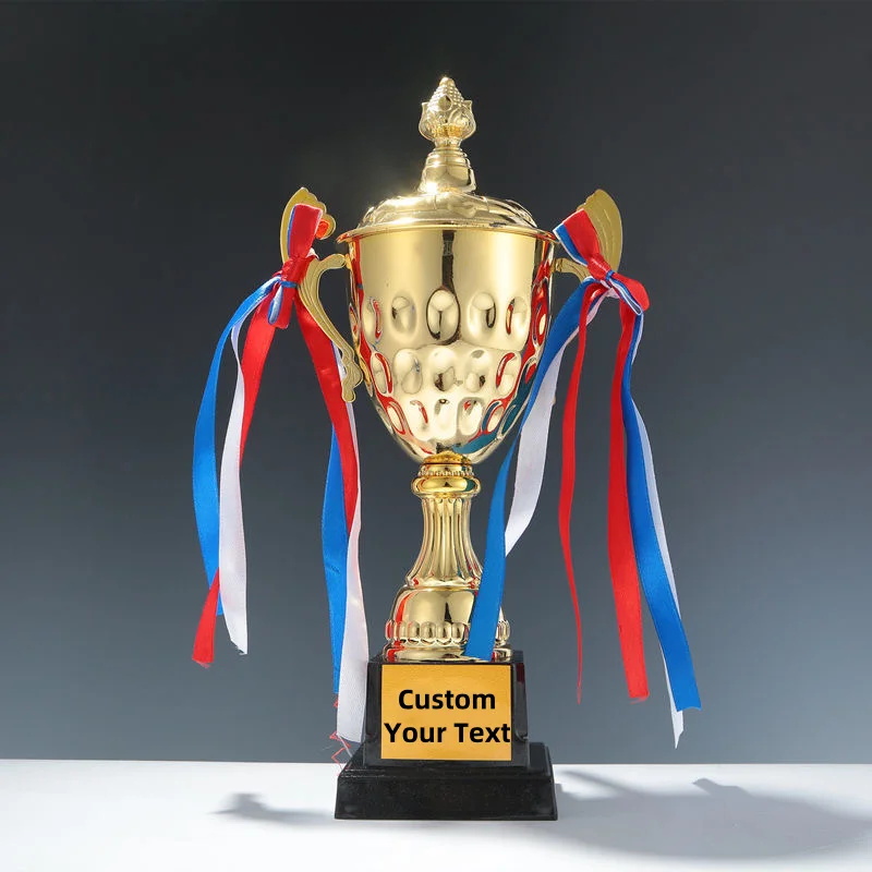 

42cm Metal Cup Trophy,Championship Award for Football, Soccer, Fantasy Sports Competition,Engraved Corporate Trophy Cup Award