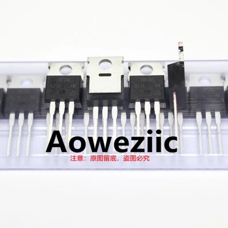 Aoweziic 2024+ 100% New Imported Original  IRF740PBF IRF740 TO-220 MOS FET 10A 400V