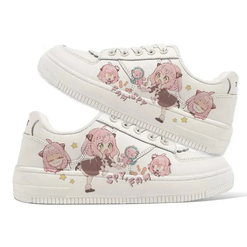 Anime kawaii shoes spy×family casual sneaker fo girls boys women women sport sneaker shoes cosplay shoes for students