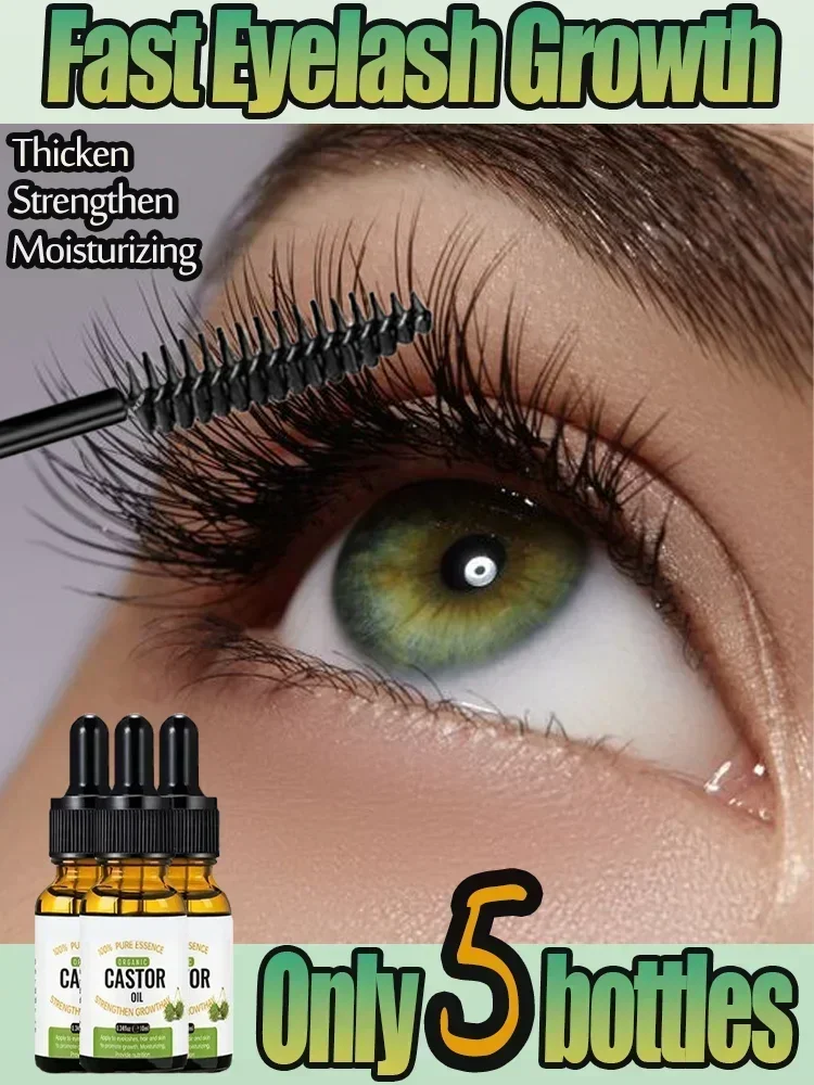 

Eyelash Growth Serum to Grow Eyelashes Strengthen Curling Organic Castor Oil Eyelash Enhancer Serum Lengthening Eyelashes