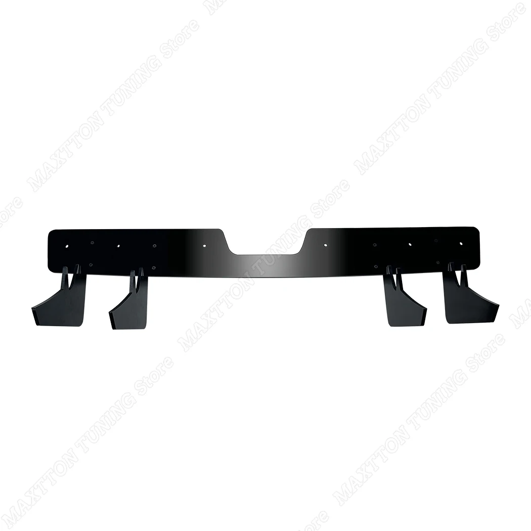 4 Fins Car Rear Bumper Diffuser For Subaru WRX STI Rear Splitters Spoiler Lip Bodykits Tuning ABS Gloss Black 2022 2023 2024