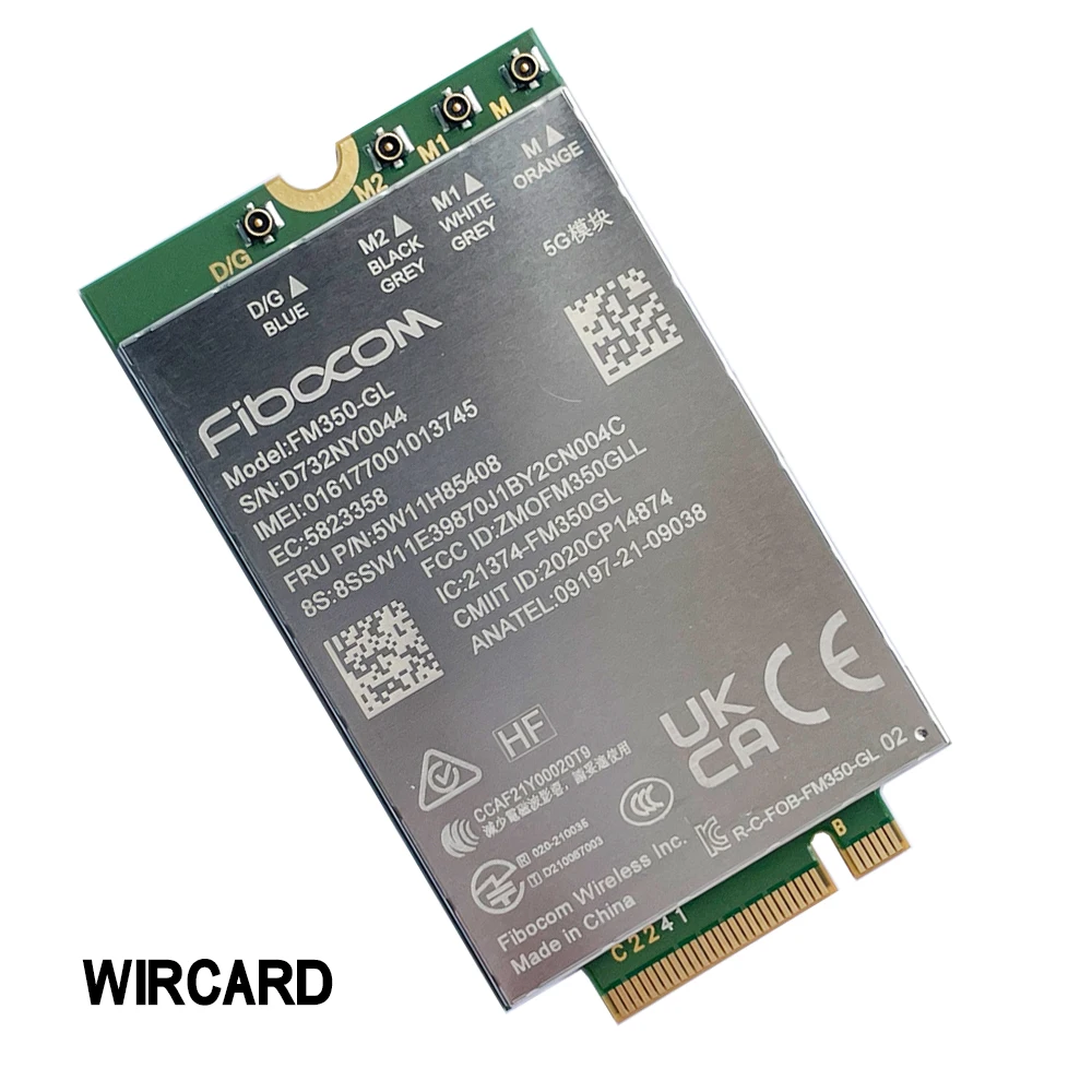 FM350-GL 5G NR M.2 Sub6 5G Module FRU 5W11H85408 For ThinkPad X1 Yoga 8th Gen Laptop