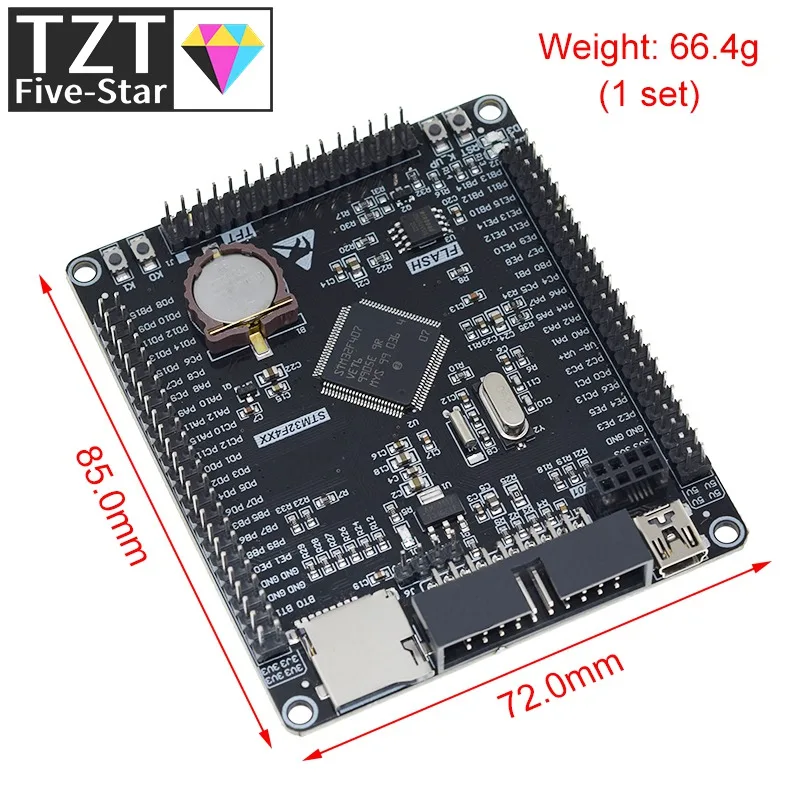 TZT   STM32F407VET6 development board Cortex-M4 STM32 minimum system learning board ARM core board