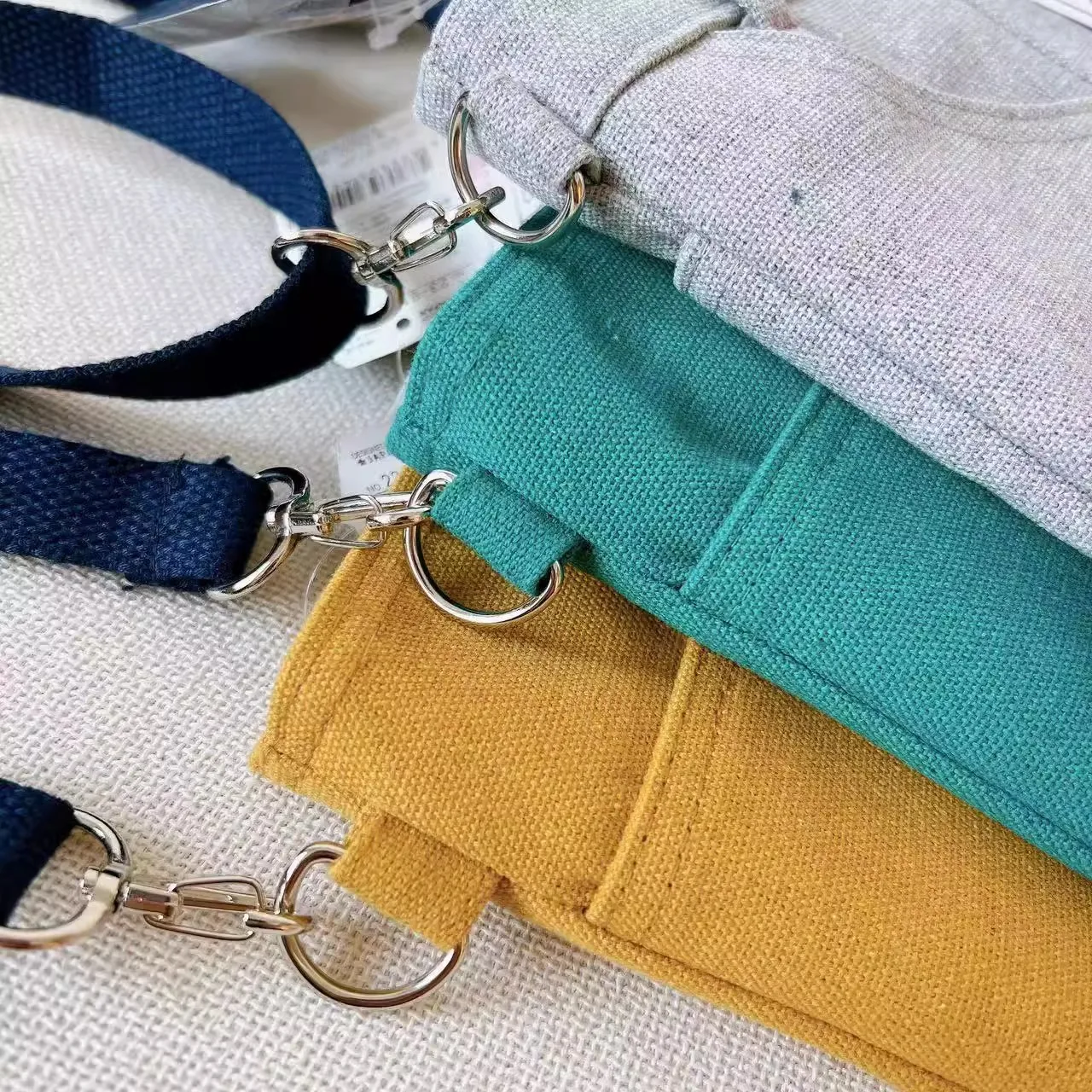 

Kusuguru сумка через плечо с вышивкой, парусиновая сумка для мобильного телефона, повседневная сумка через плечо, сумка на одно плечо для молодежи