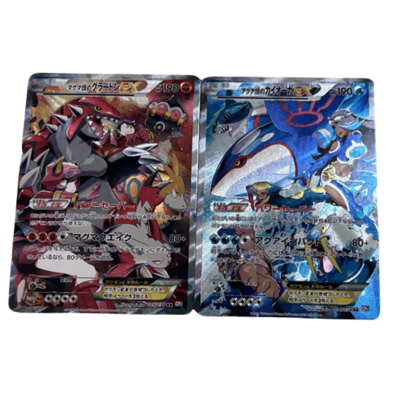 Flash Card Charizard Mewtwo Blastoise Venusaur Groudon Kyogre Gallade Pidgeot Diy Action Toy Figures Anime Game Collection