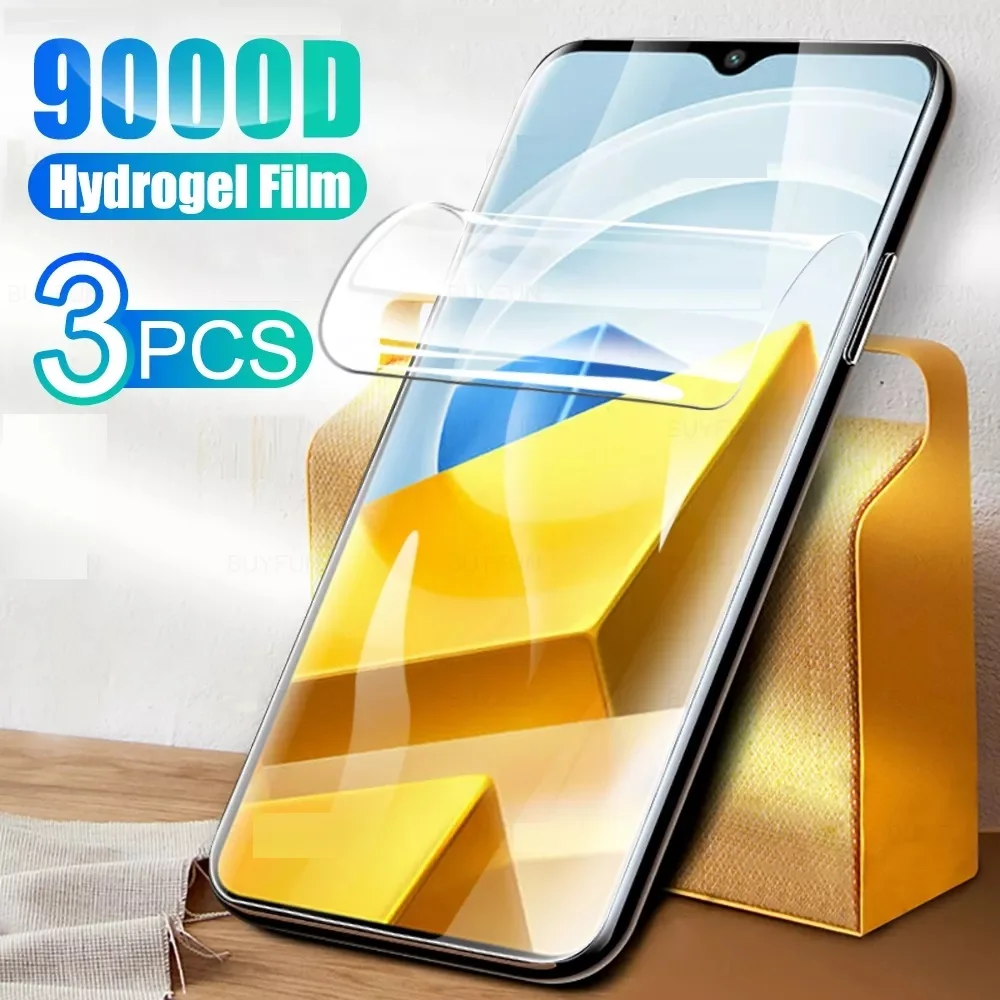 3 uds película protectora de hidrogel para Motorola E7 Power Plus E6i E13 E15 E32 E22s Protector de pantalla para película E30 E22i E40 E6s(2020)