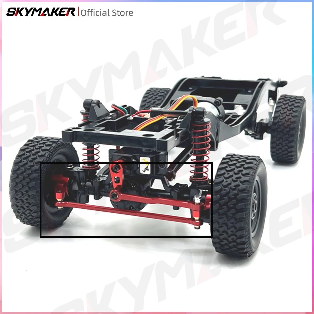 1/12 RC Car Crawler MN78 MN82 Mn168 MN99S D90 D96 D91 Tirantes de dirección de eje delantero de Metal Actualización de piezas de coche Accesorios herramientas rc