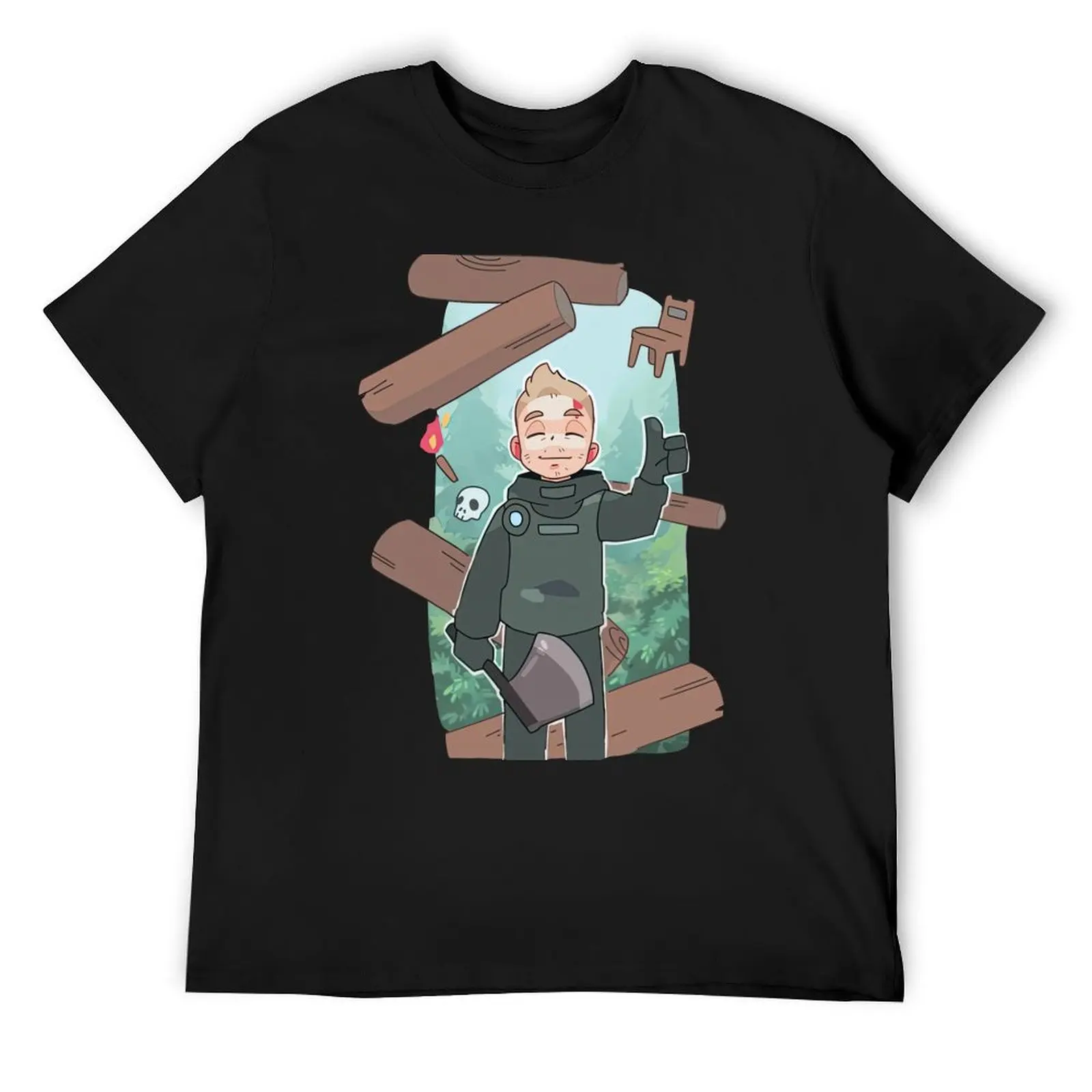 

son of the forest wood 2 T-Shirt sweat oversized graphic tee T-shirts man outfits for men