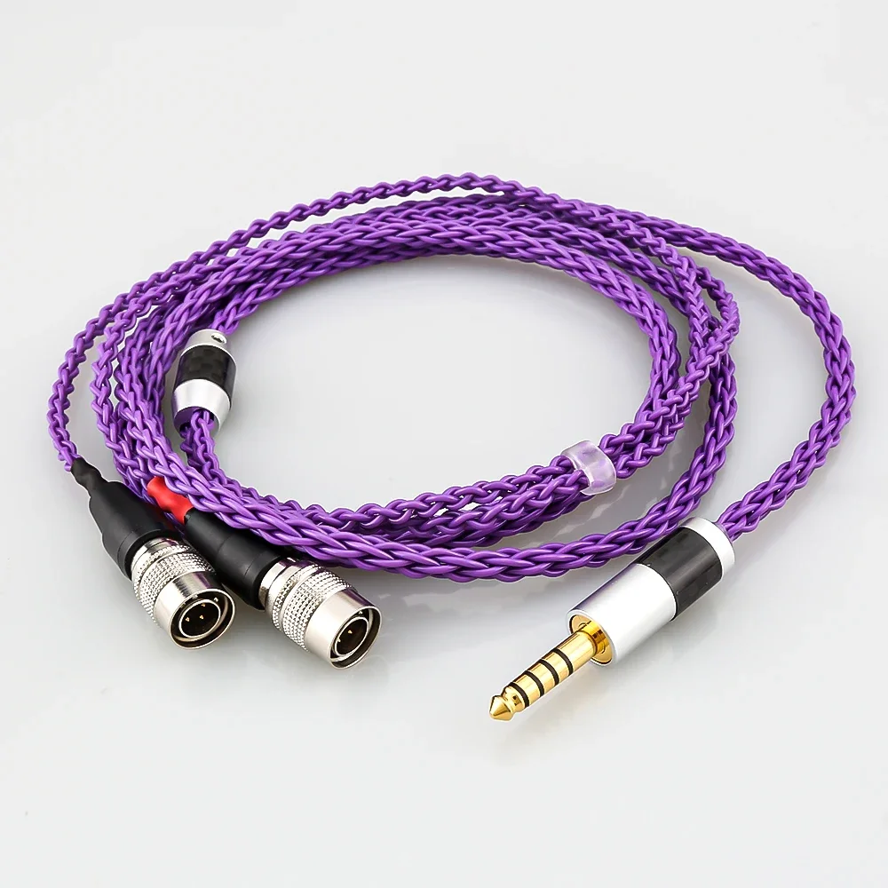 

HiFi 2.5mm 3.5mm xlr Upgrade Cables Silver Plated Headphone cable for Dan Clark Audio Mr Speakers Ether Alpha Dog Prime Earphone