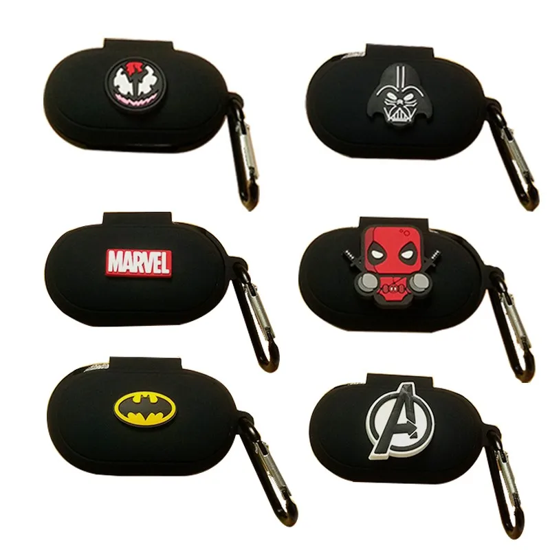 เคสหูฟัง Marvel Batman สำหรับ Samsung Galaxy Buds/Buds Plus ปลอกป้องกันซิลิโคนนิ่ม