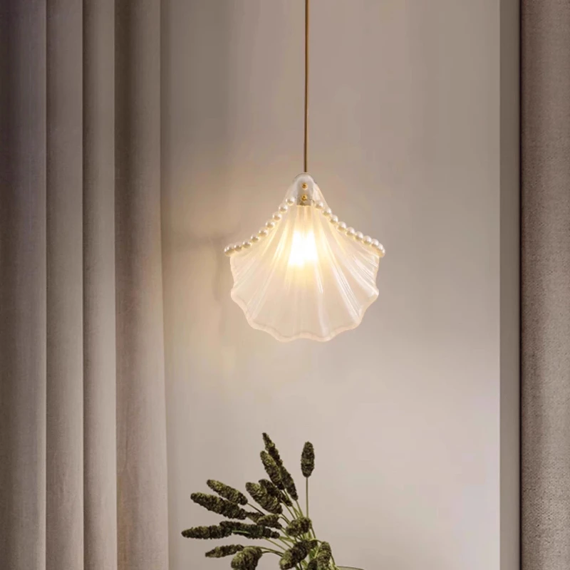 

Подвесной светильник LED 2026 в стиле французского матового белого стекла для гостиной, спальни, кухни, ресторана, потолочный