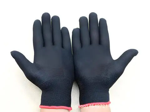 Ultrakomfort atmungsaktive Nylonhandschuhe – vielseitig einsetzbar, flexibel für Arbeit und den täglichen Gebrauch (12 Paar)