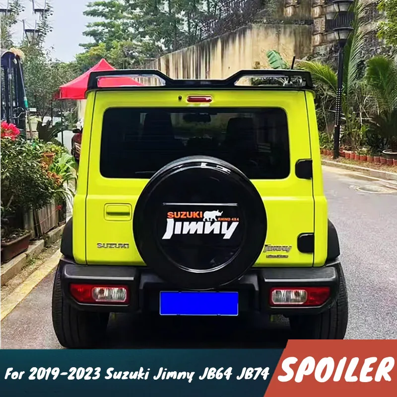 

For 2019-2023 Suzuki Jimny JB64 JB74 High Quality ABS Plastic Rear Roof Spoiler Spoiler Wings Exterior Tuning Accessorie ﻿