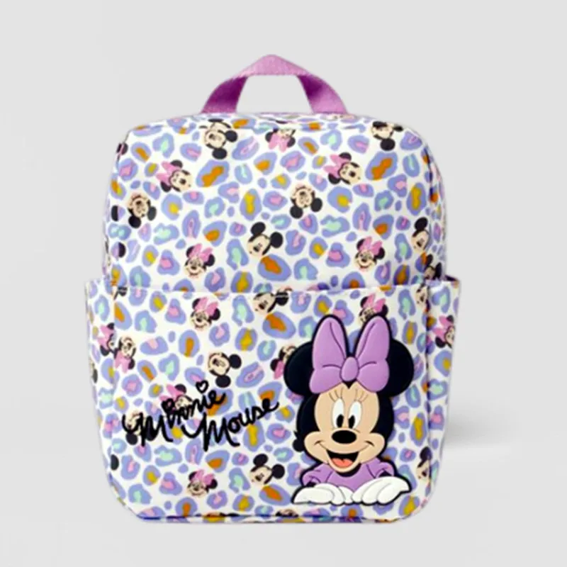 Disney Mickey Baby Boys Girls Bacpack Cartoon Minnie Donald Duck Pattern Backpack Bag Anime School Bags Children\'s  Bag Gifts