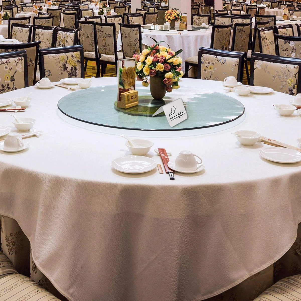 

No Smoking Sign Stainless Steel Double Side Table Tent Desktop Standing Sign For Office Hotel Restaurant Wedding Event Use