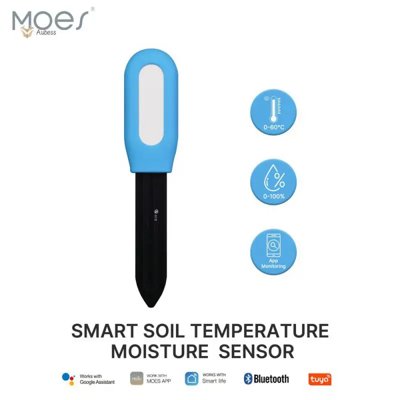 

Soil Smooth Texture Convenient High Sensitivity 16.20*3.35*2.10cm Sensor Wireless Soil Moisture Sensor Temperature 75g