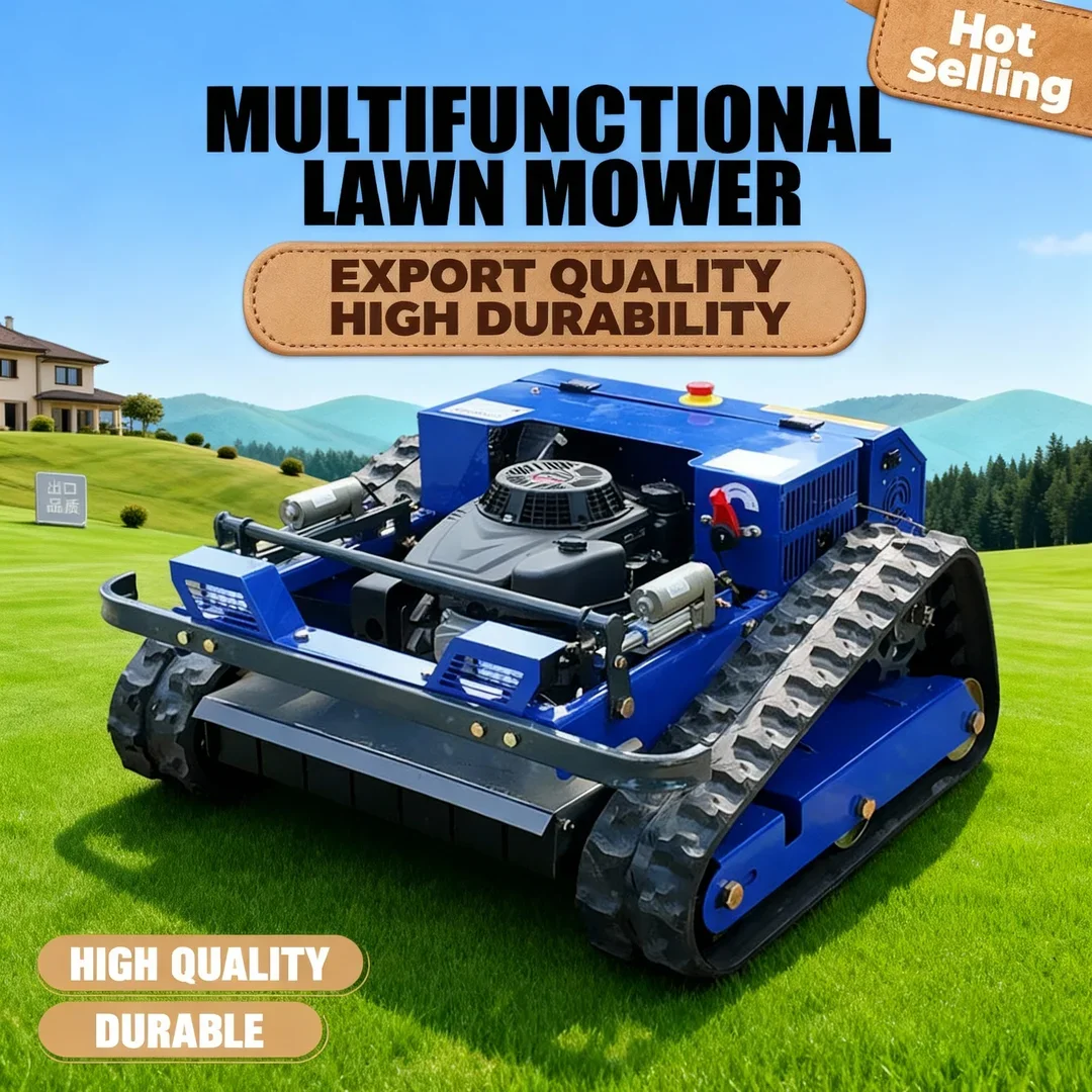 Customized 2026 Simple Operation Crawler Mower - Innovative Autonomous Factory Direct Remote-Controlled Lawn Model