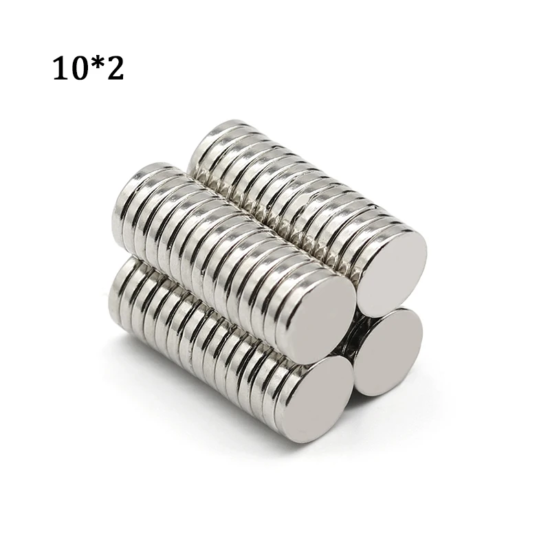 5/10/15/20pcs 10x2 Super Powerful Strong Bulk Round NdFeB Neodymium Disc Magnets Dia N35 Rare Earth magnet 10*2 neodymiummagnet