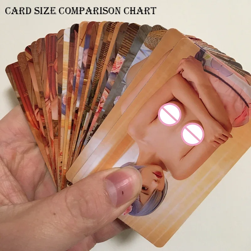 Nude Cosplay Girl Card 24pcs 5.4*8.6cm Goddess Story DIY ACG Sexy Adult Toys Rare Naked Collection Cards Boys' Collectibles HSJ