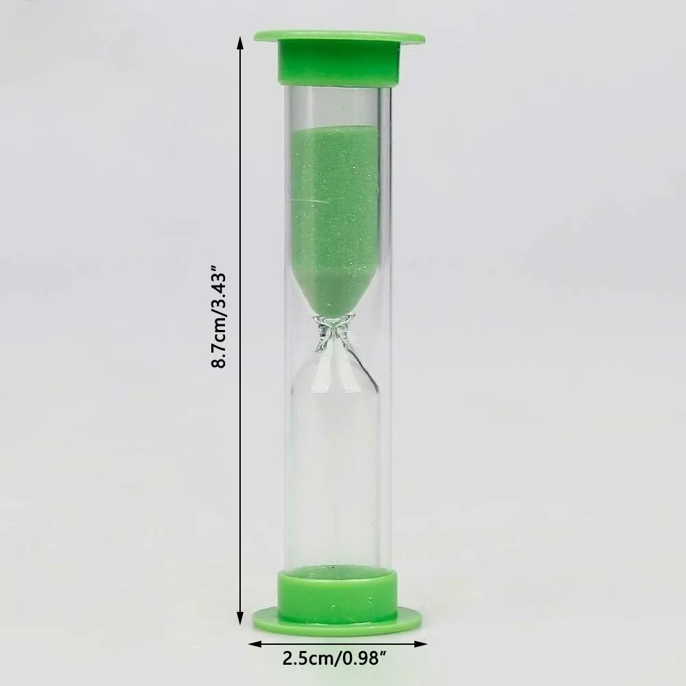 Multiple Durations Sand Timer 1/2/3/5/10 Minutes 30 Second Sand Clock Anti-fall Multicolor Plastic Hourglass Kitchen Cooking