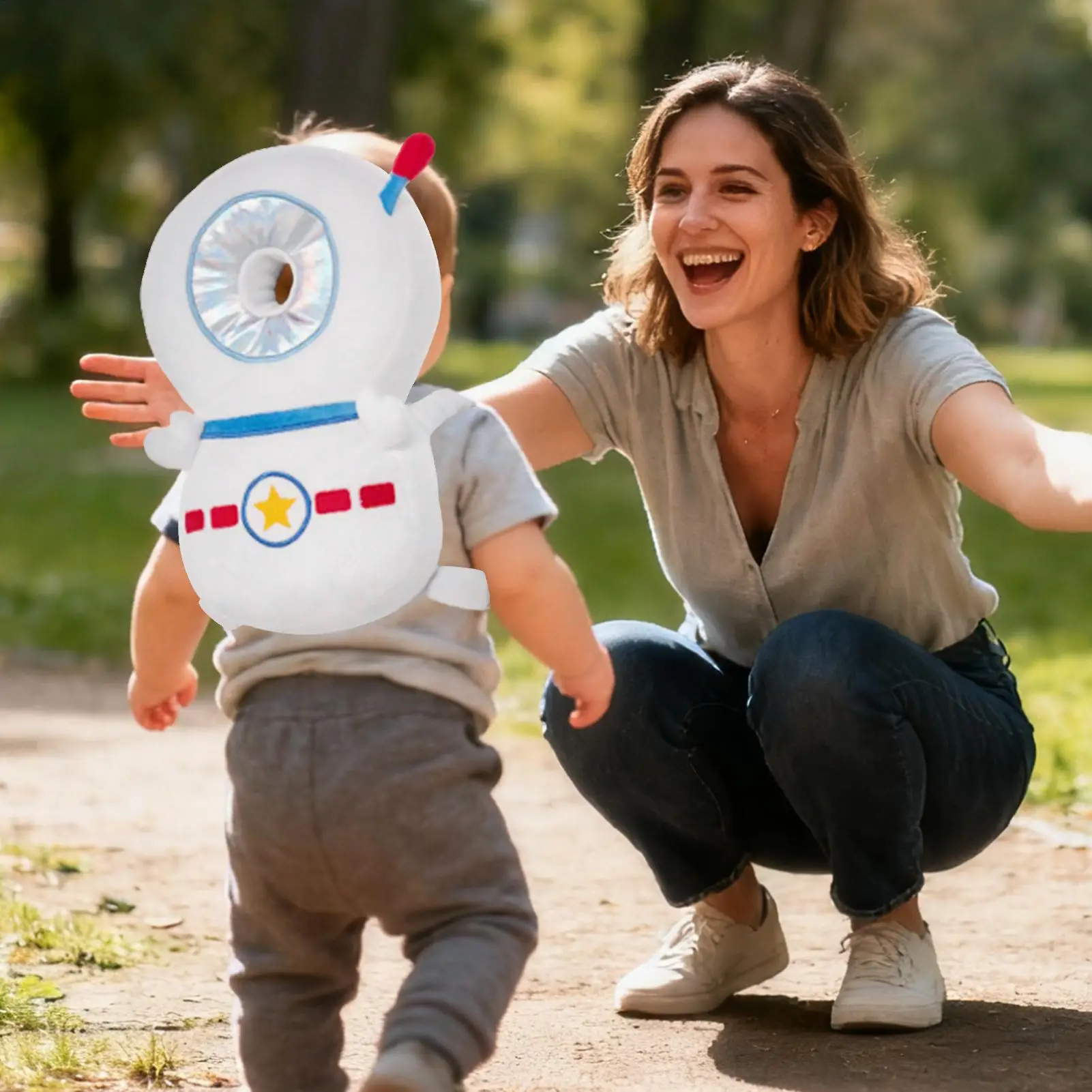 

Baby Head Protector Backpack Cartoon Fall Support Cushion for Toddler Baby Fall Back Head Protector for Boy Girl Travel Airplane