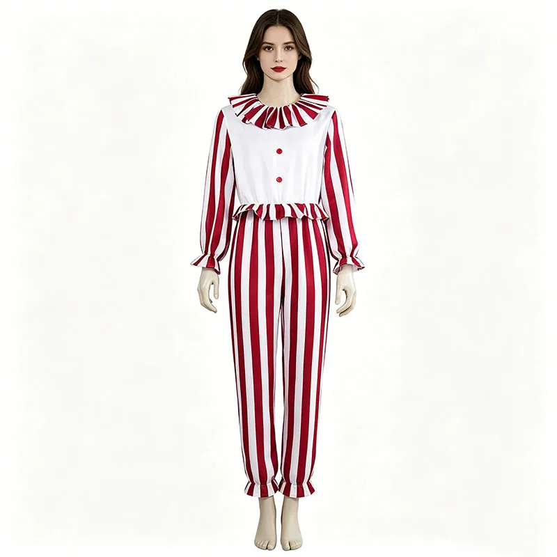 Disfraces de payaso para cosplay en el campo de trigo, disfraces de terror europeos y americanos para Halloween, disfraces para actuaciones en escenario.