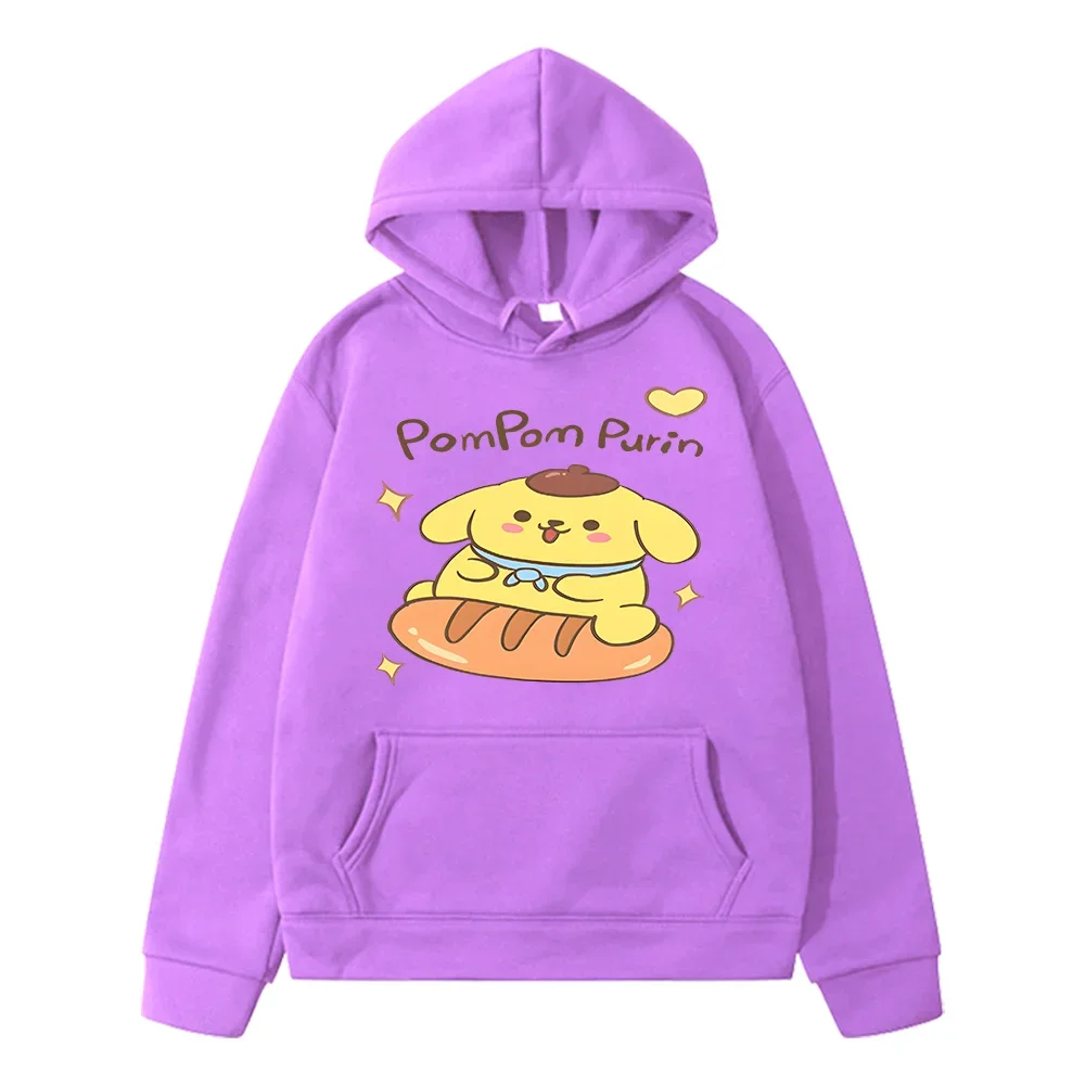 Pom Pom Purin Cinnamon Dog Hoodie Children\'s Graffiti Clothing Girl\'s Clothing Boy\'s Long Sleeve Fall Cartoon Sweatshirts Tops