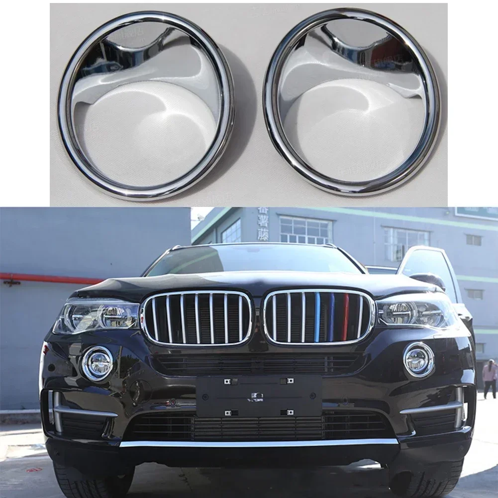 

ABS Front Fog Light Lamp Bumper Grille Cover Trim For BMW X5 2014 2015 2016 2017 2018