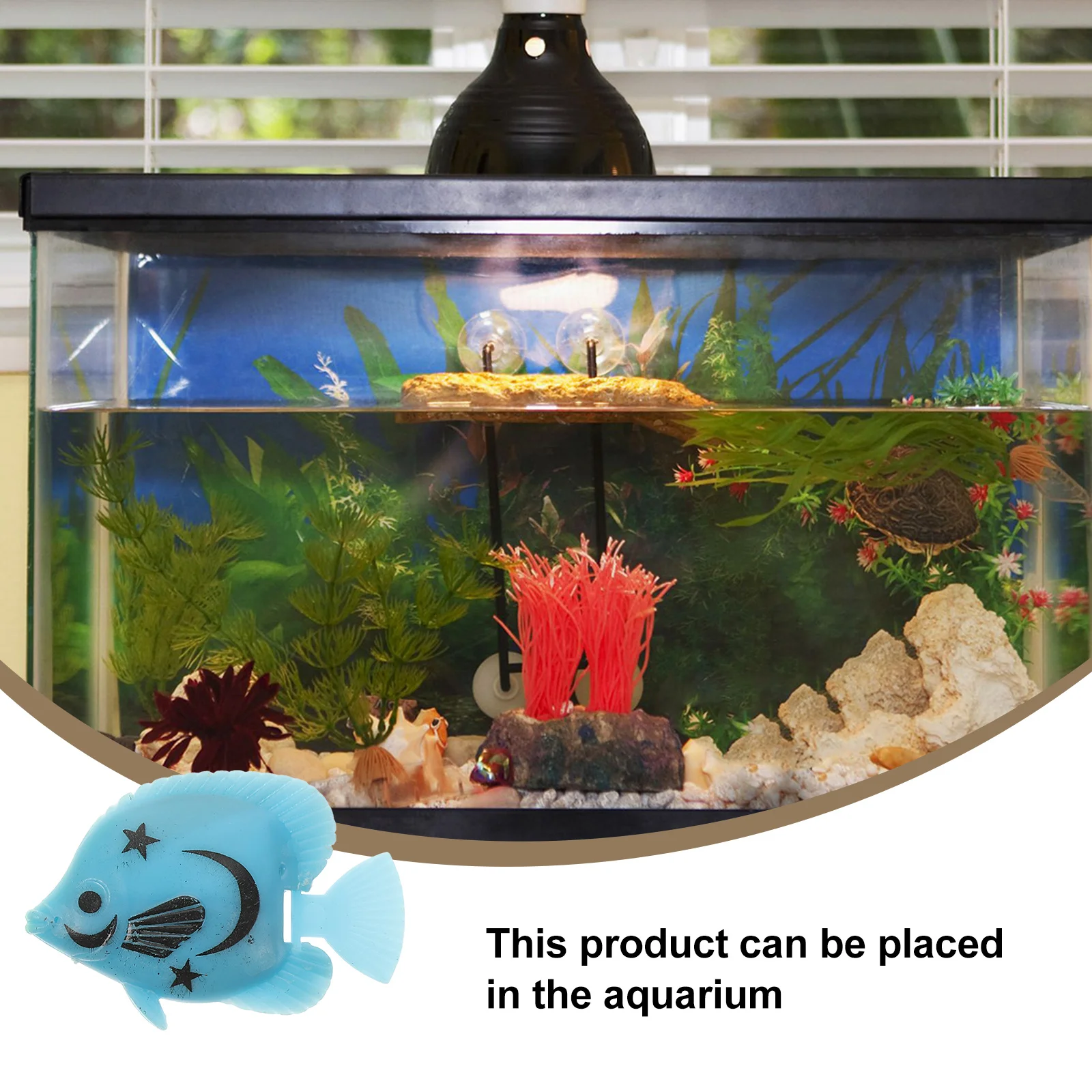 

10Pcs Plastic Artificial Fish Floating Simulation Aquarium Decoration Vivid Realistic Fish Tank Ornament Aquarium Decoration
