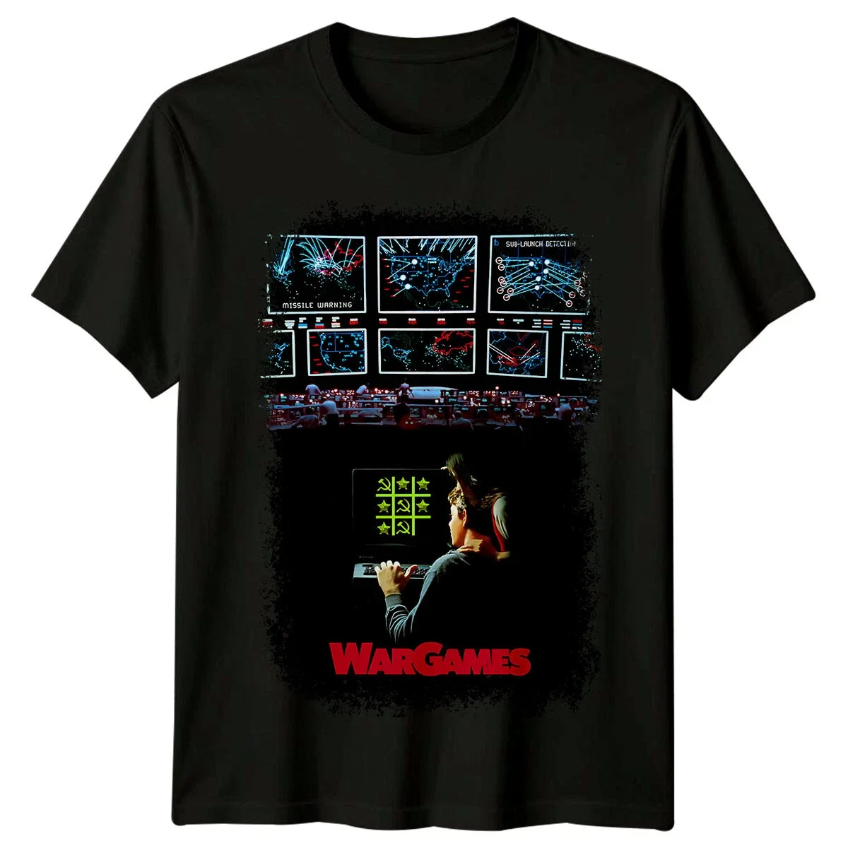 WarGames (1983) Movie Poster Inspired T-Shirt Retro Tee Unisex